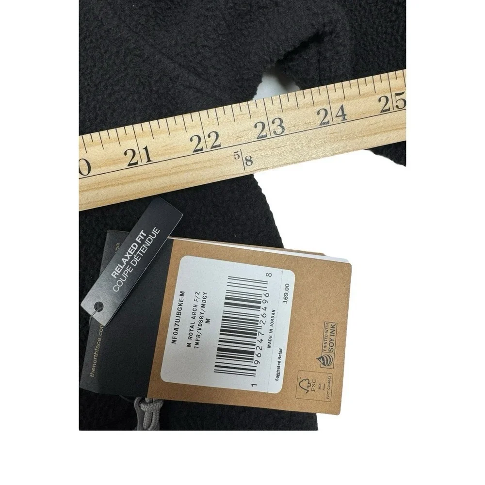 The North Face Royal Arch Full Zipper Fleece Jackets  NFOA7UJBGKE Men's Size M